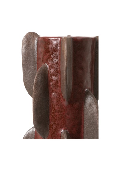 Mudo Home Burgundy Geo Vazo 17x47 Cm Diğer