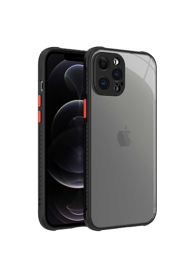 Zore Apple Uyumlu iPhone 12 Pro Max  Kaff Kılıf-siyah Siyah
