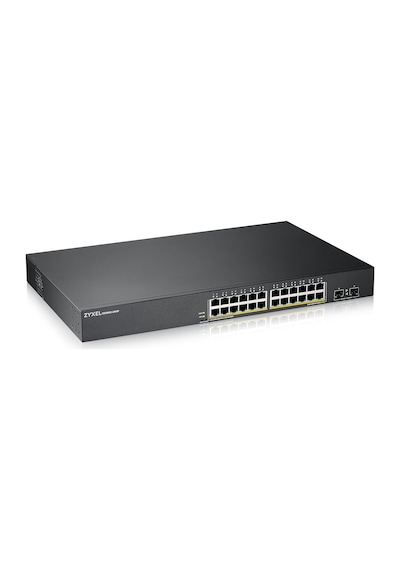 24-port 10/100/1000 Gigabit Poe Switch Smartmanaged Rack Mount 24 Poe + Port 170 Watt
