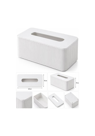Modern Peçetelik 3d Tasarım Ürünü Yemek Masası Peçetelik Beyaz Beyaz