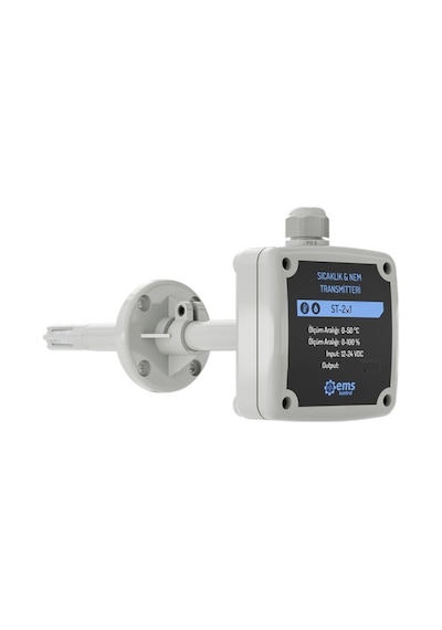 Ems St-241 ,24vdc 4..20ma Kanal Tip Isı-nem Sensör