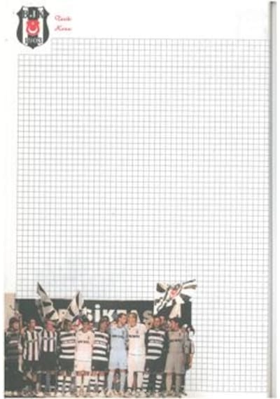 Beşişktaş A4 96 Yp kareli karon Kapak defter 70 gr.