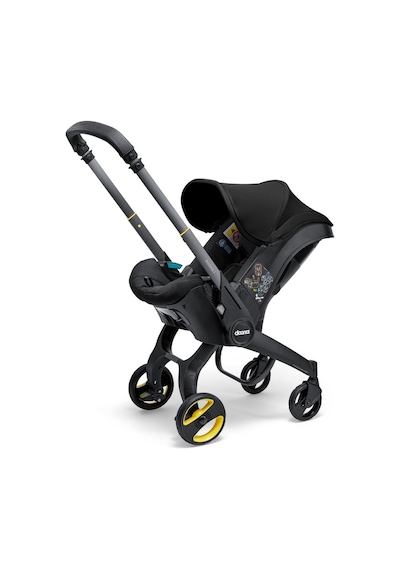 Doona I Bebek Arabasına Dönüşen Tekerlekli Gr 0 Ana Kucağı Oto Koltuğu Black