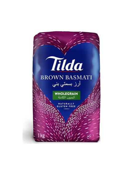 Tilda Basmati Pirinç Kahverengi 1 Kg - 8 Adet Tarı