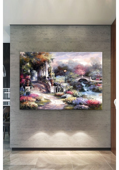Cennet Yaşam Doğa Hikaye Kanvas Tablo 120 x 80