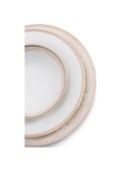 Maxx Doria Palace Golden Paisley 12 Kişilik 60 Parça Yemek Takımı Pa2003 Beyaz