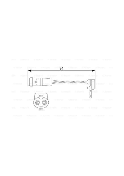 BOSCH 1987474553 Balata Fişi 117156176205246 Ön
