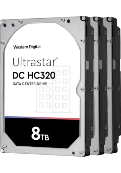 WD Ultrastar HUS728T8TALE6L4 3.5" 8 TB 7200 RPM 256 MB HDD