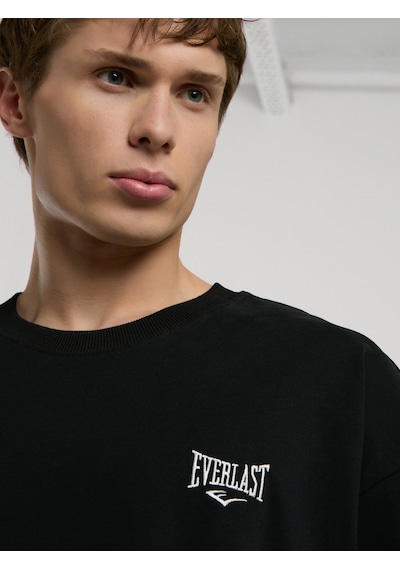 Everlast Ever Essentials Oversize Siyah Erkek Tişört Siyah