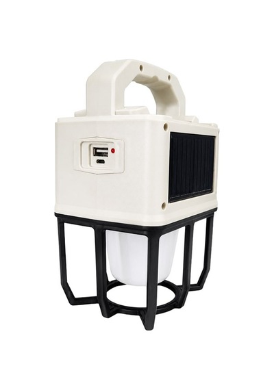 Powermaster Pm-26460 Çok Fonksiyonlu Solar Kamp Lambası Güneş Panelli Masa Lambası Ve El Feneri Diğer
