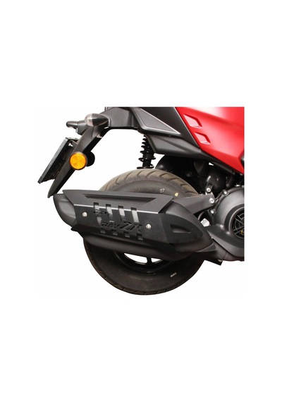 GP Kompozit Yamaha RayZR 2024 Uyumlu Egzoz Koruma Kapağı Siyah