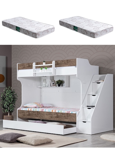 Ranza, Kardem Yavrulu Ranza - Ceviz 2 Adet Comfort Yatak 90 X 190 CM