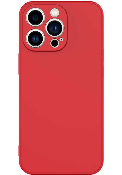 Noktaks - Apple Uyumlu iPhone 13 Pro - Kılıf İçi Kadife Koruyucu Mara Lansman Kapak - T18537 - Kırmızı Kırmızı