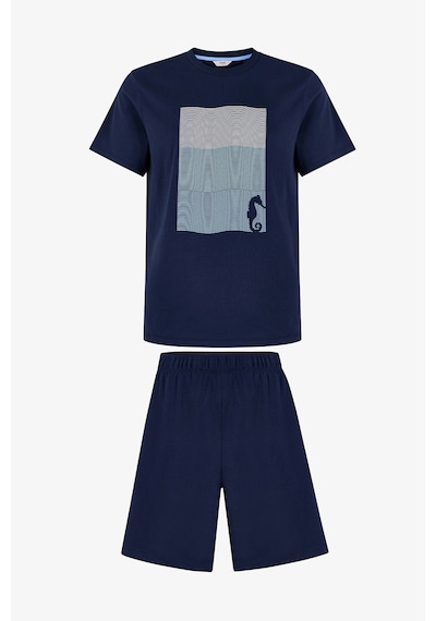 Penti Erkek Renkli Ocean Track Şortlu Pijama Takımı