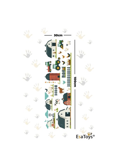 Çiftlik Temalı Çocuk Odası Sticker Seti