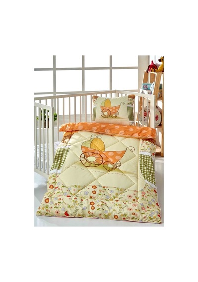 Komfort Home Dijital Baskılı Thermal Kumaş Bebek Yorgan Seti / B2