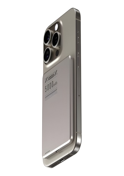 Deanb Quo Pro Aır PW-114 5000 mAh 15 W Ultra İnce Kablosuz Hızlı Şarj Powerbank Gri