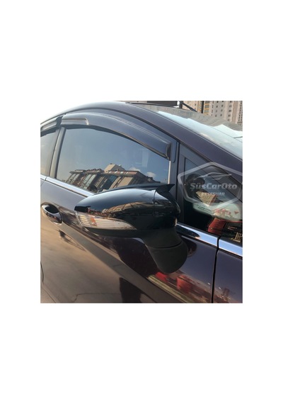 ŞüsCarOto Ford Fiesta 2008-2017 Batman Yarasa Ayna Kapağı Piano Black ABS Plastik (00)