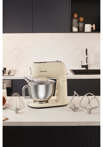 Homend Vintage Profashion 3027H 1500 W 5.5 L Döküm Hamur Yoğurma Makinesi