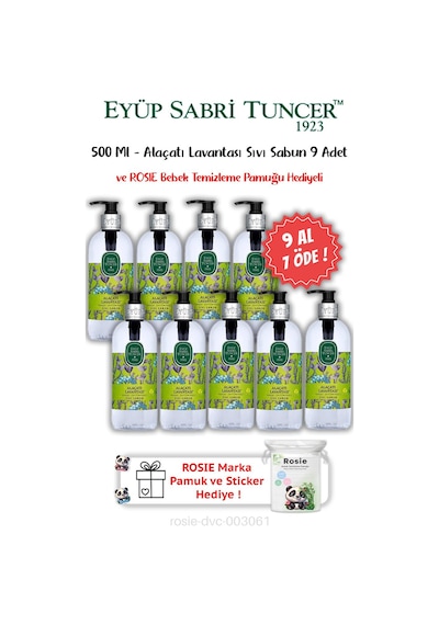 9 Al 7 Öde Alaçatı Lavantası Sıvı Sabun 500 Ml Ve Rosıe Hediyeli