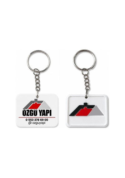 Firmanıza Özel Logo Ve Qr Baskılı Anahtarlık