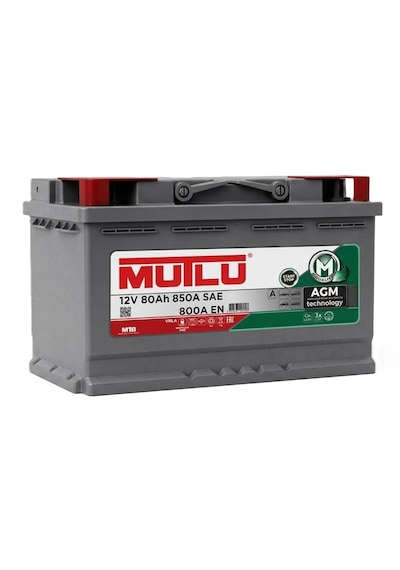 Mutlu Agm Start-stop 12v 80ah 460 A En Akü