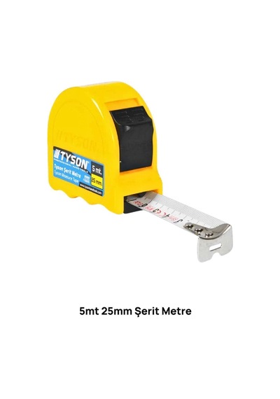 Profesyonel 5mt 25mm Şerit Metre Tys9014-8681999190150 Diğer