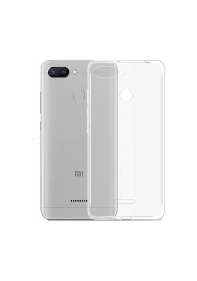 Rba Aksesuar Redmi 6 Kılıf Rba Süper Silikon Kapak - Renksiz Çok Renkli