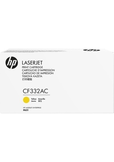 Hp Cf332Ac (654A) Sarı Toner - Laserjet M651