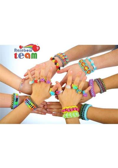 Rainbow Team 1000 Parça Mega Bileklik Yapım Seti Rainbow 1000