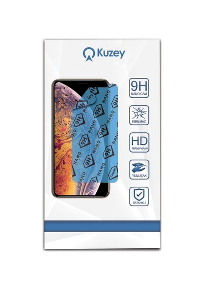 Apple Uyumlu iPhone Xs Max Nano Glass Esnek Kırılmaz Ekran Koruyucu Cam (474510497) 10 Tl Fark Ile Şeffaf Kılıf