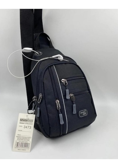 Ogdo - Tek Omuz Askılı Polyester Sırt - Göğüs Çantası - Body Bag - 3473 Sarı
