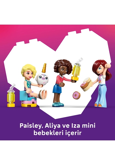 LEGO®  Friends Renkli Düşler Kafe Yapım Seti 42684 - 6 Yaş ve Üzeri Çocuklar için Minifigür İçeren Oyuncak Yapım Seti  (475 Parça)