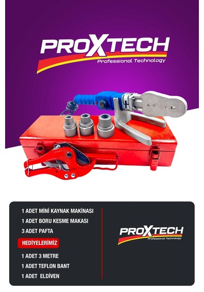 Yeni Nesil Premium Full Takım Kalite Pprc Metal Çanta Plastik Boru Kaynak Prc Mini Makina Seti