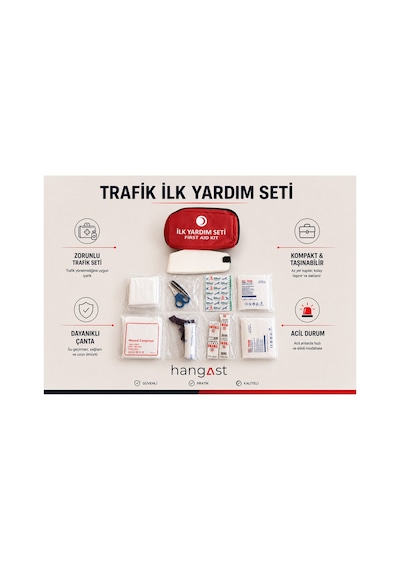 Trafik İlk Yardım Seti Çantalı Müdahale Kiti