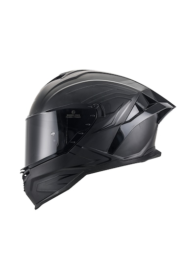 867 Black Line Full Face Motosiklet Kaskı - Mat Siyah- Güneş Vizörlü