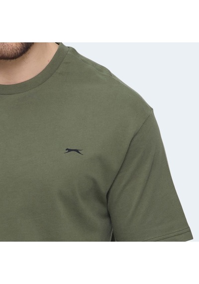 Slazenger VELLAMO Erkek Oversıze Haki Tişört