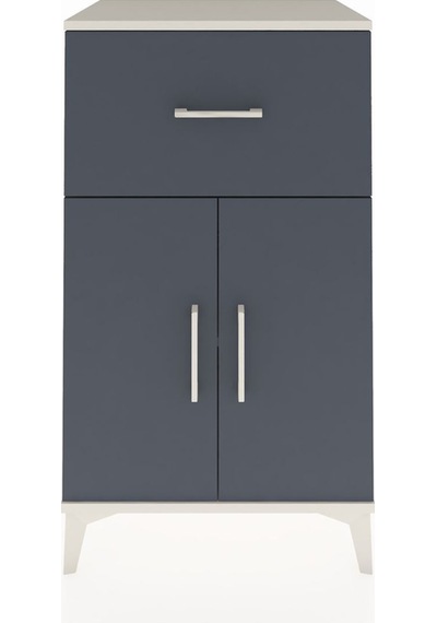 Hyperion Komodin Tek Raflı Tek Çekmeceli 2 Kapaklı 60x44x106 Aytaşı-antrasit Aytası Hyperion Komodin Tek Raflı Tek Çekmeceli 2 Kapaklı 60x44x106 Aytaşı-antrasit Aytası