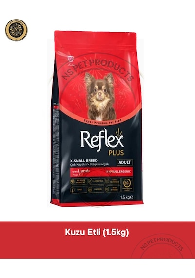 Reflex Plus Kuzu Etli Mini Ve Küçük Irk Yetişkin Köpek Maması 1,5 Kg