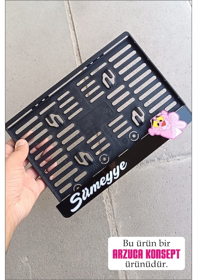 Pleksi Motosiklet Plakalığı Pembe Panter Motor Plakalığı Pink Panter Pembe Panter Motor Plakalık
