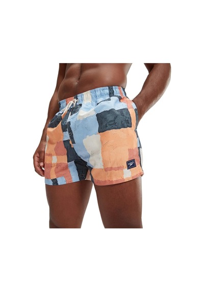 Speedo Digital Print Erkek Şort Mayo C-spe800330e5031- Mavi