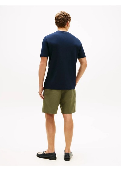 Tommy Hilfiger Mw0mw42391 Script Light Interlock Tee Erkek Tişört Lacivert