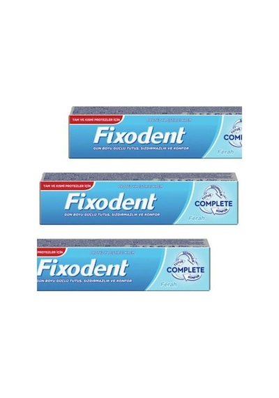 Fıxodent Complate Fresh 47 Gr 3'lü
