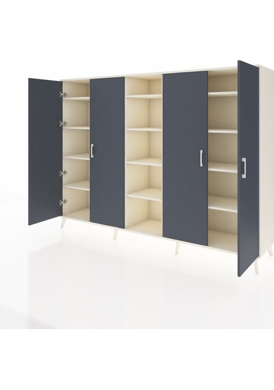 Hyperion Dolap 12 Raflı 4 Kapaklı 220x44x163 Aytaşı-antrasit/ayta Aytaşı-antrasit/aytaşı Hyperion Dolap 12 Raflı 4 Kapaklı 220x44x163 Aytaşı-antrasit/ayta Aytaşı-antrasit/aytaşı