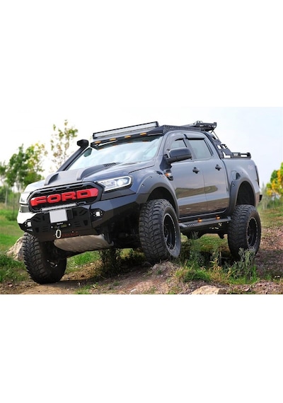 Ford Ranger Uyumlu Yedek Parça Off Road 2012-2021 Çelik Ön Tampon