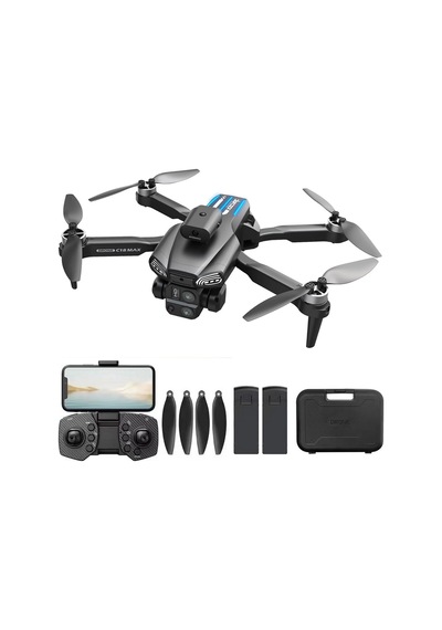Çift Kameralı Engel Kaçınma Sensörlü Drone Uzaktan Kumandalı App Destekli Hd Kamera Quadcopter