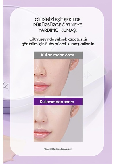 Lexroo Yüksek Kapatıcılık Sağlayan Yumuşak Makyaj Süngeri 5 Adet Glow Layering Fit Puff