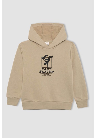 Defacto Erkek Çocuk Baskılı Kapüşonlu Kalın Sweatshirt B8998A823CWBG281 Çok Renkli Defacto Erkek Çocuk Baskılı Kapüşonlu Kalın Sweatshirt B8998A823CWBG281 Çok Renkli