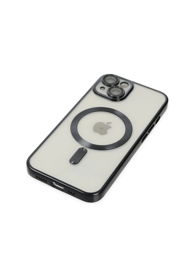 Apple İphone 14 Kılıf Kross Magneticsafe Kapak - Siyah Çok Renkli