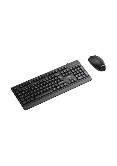 Philips SPT6247 Kablolu Türkçe Q Klavye ve Mouse Seti Siyah